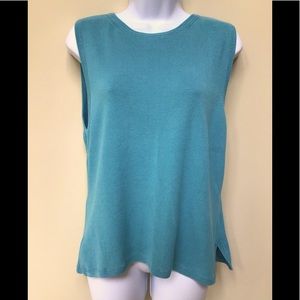 Original Island Sport sleeveless silk sweater XL